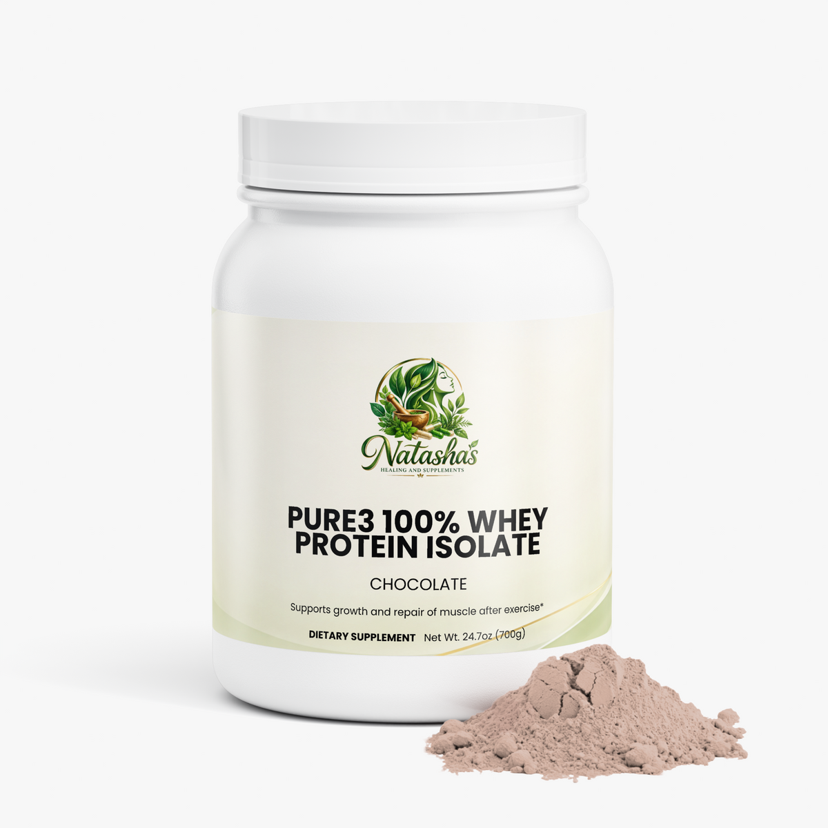 Pure3 100% Whey Protein Isolate (Chocolate)